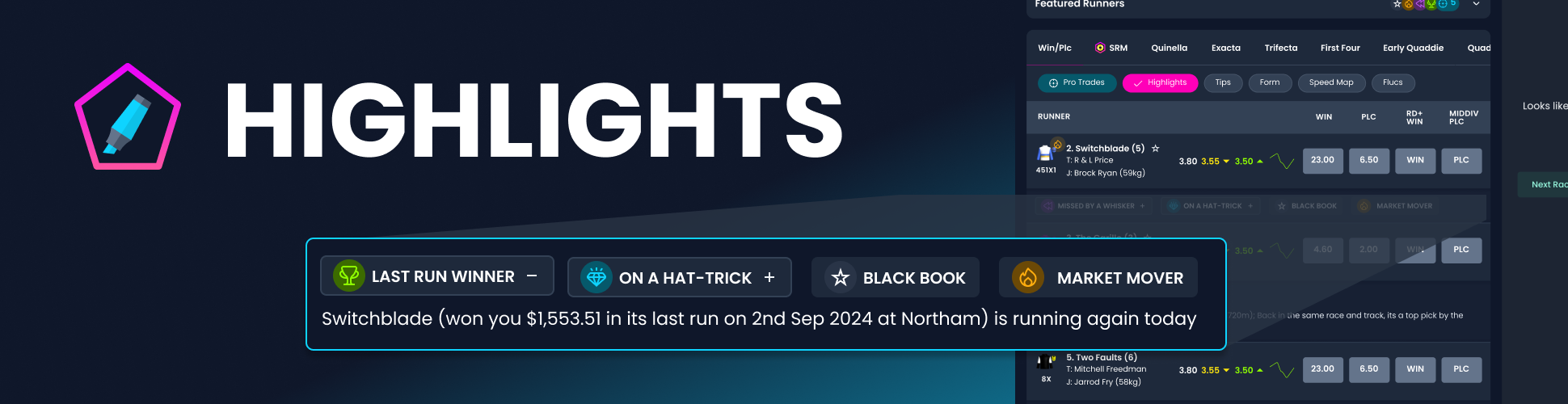 Runner Highlights at Bet Right 